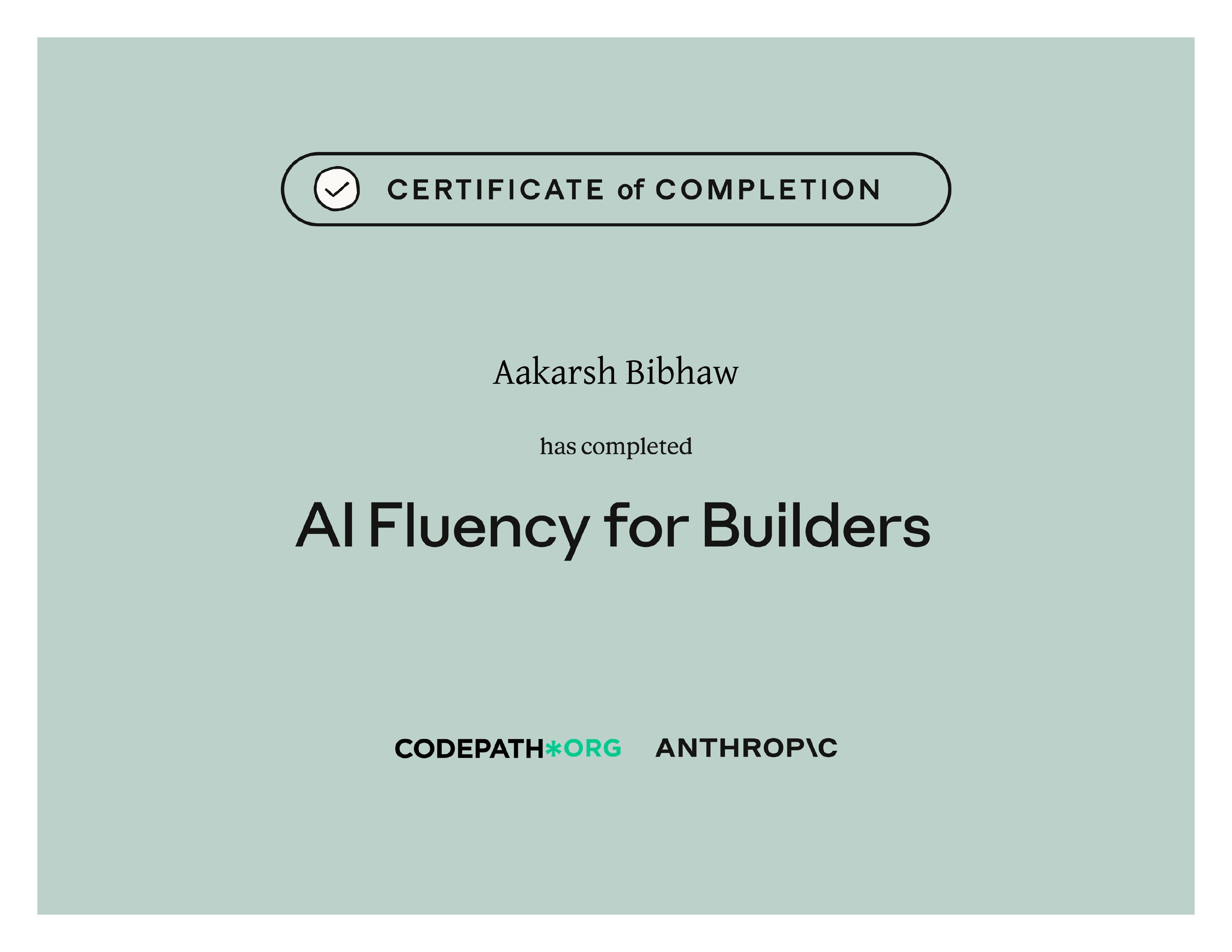 Anthropic AI Fluency Builder