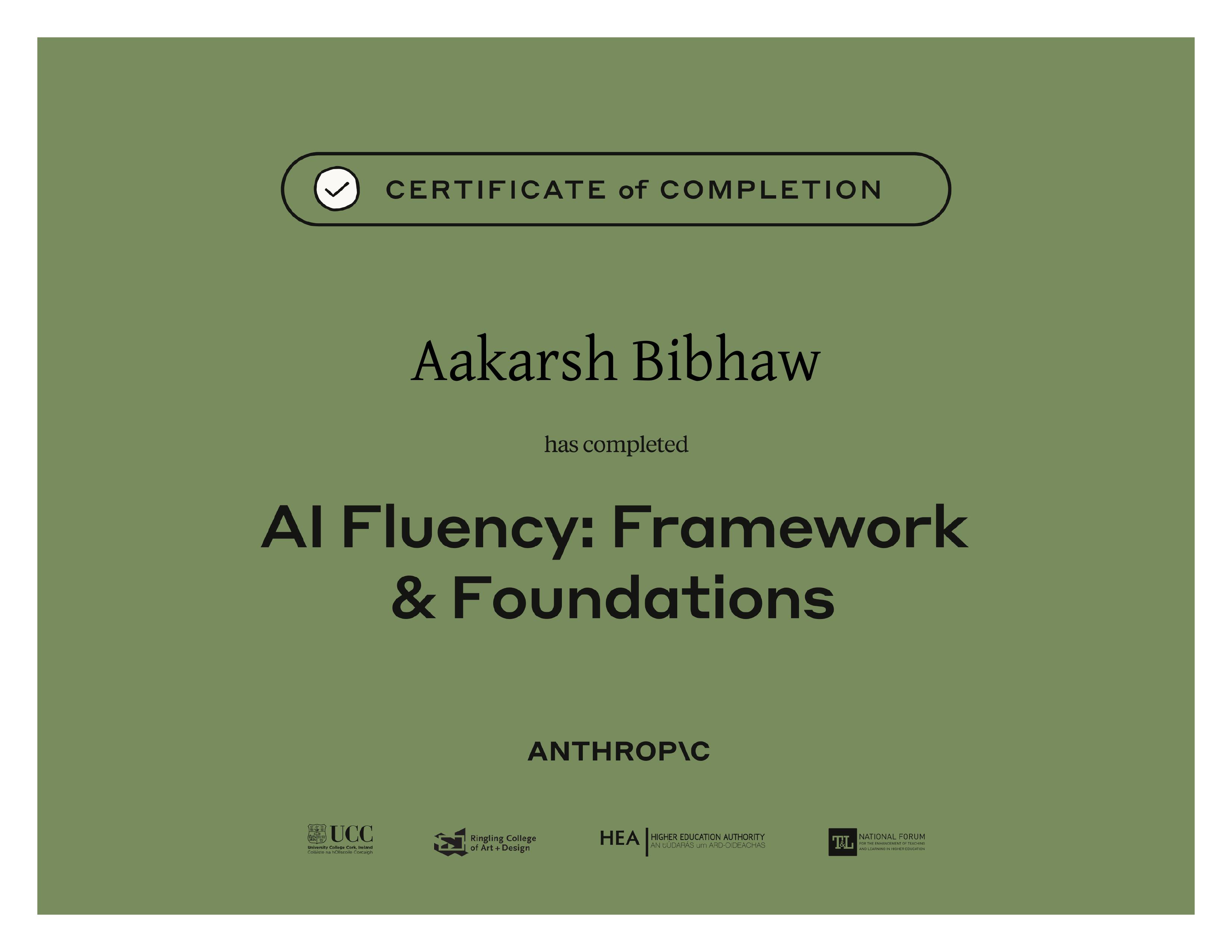 Anthropic AI Fluency F&F