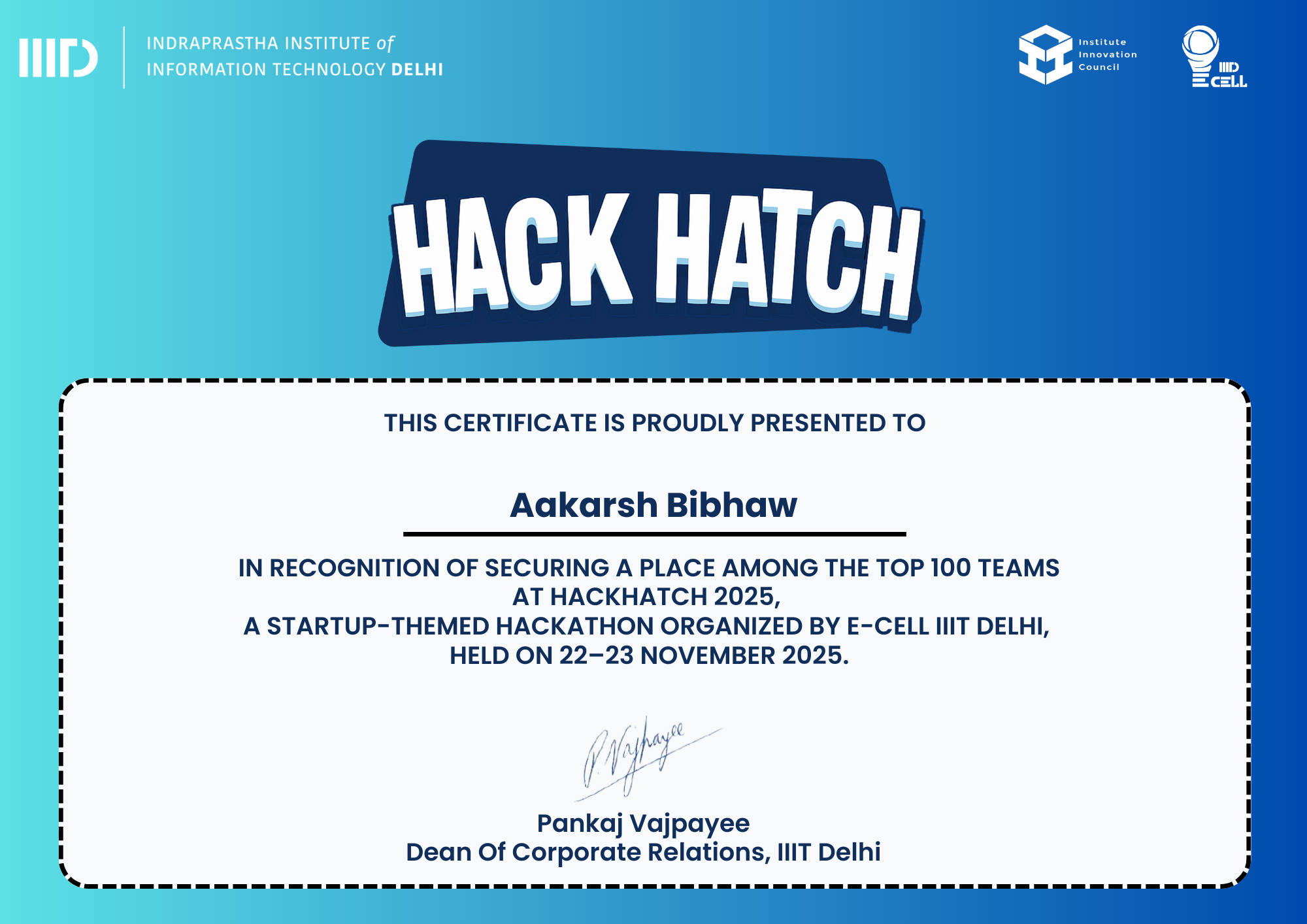 HackHatch: The Startup Hackathon